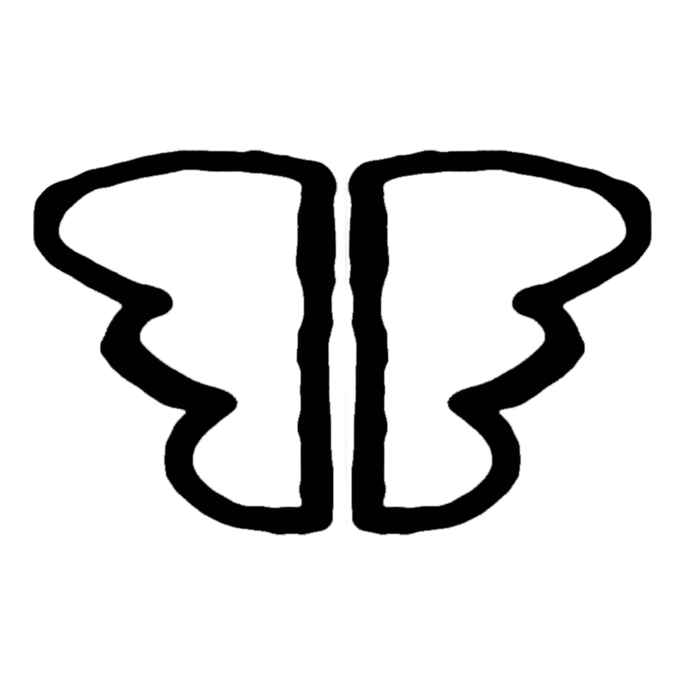 Freckled Angels wings logo